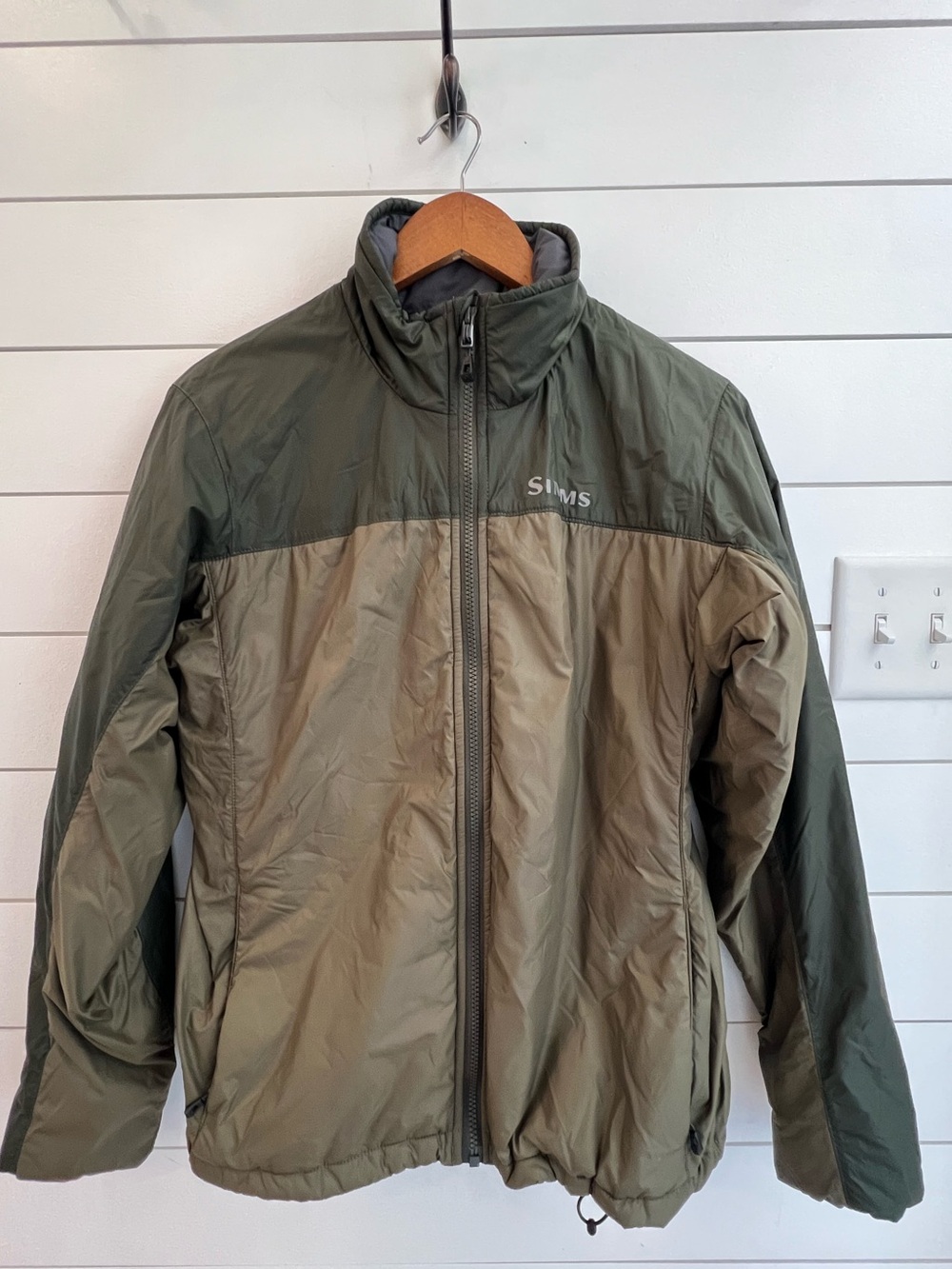 Simms Women's Olive Green and Black Insulated Performance Jacket